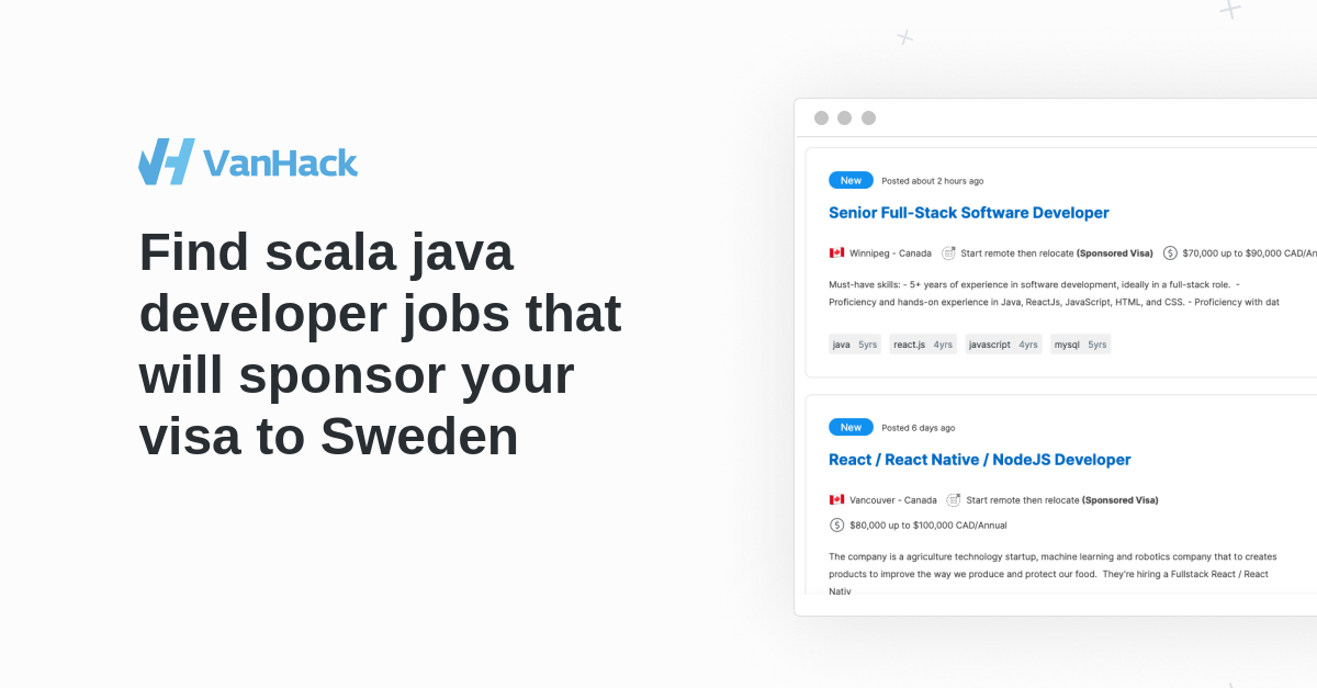 Java programming jobs in sweden